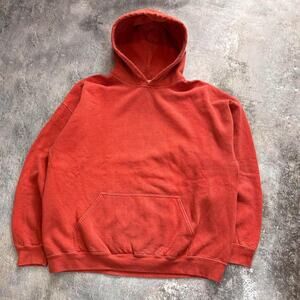 Red Goa Blank Hoodie. Size XL Japanese Brand.